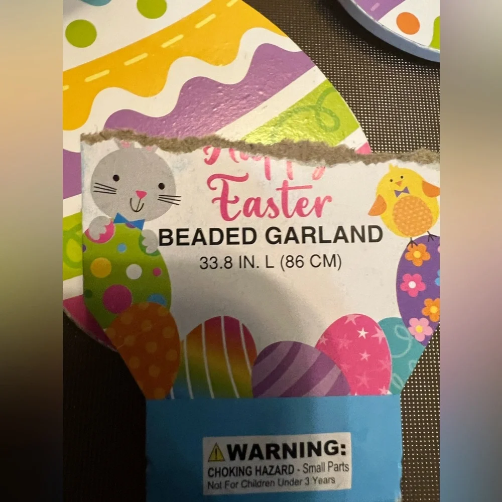 Easter Egg Wooden Garland